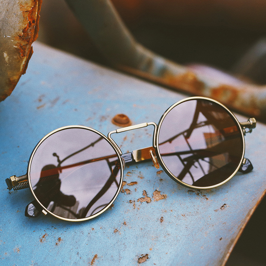 Outdoor Sport Glasses - แว่นตากันแดดโพลาไรซ์ขับรถ UV400 ป้องกันกีฬา Unisex Prince รอบกระจกดวงอาทิตย์แว่นตากรอบโลหะผู้ชาย