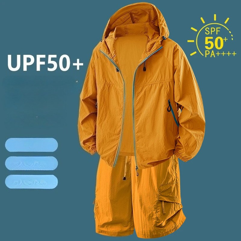 Outdoor Sport Is - เสื้อแจ็คเก็ตฟิตเนส แห้งเร็ว ระบายอากาศได้ดี ป้องกันแสงแดด UPF50+ ชุดวอร์มลำลอง
