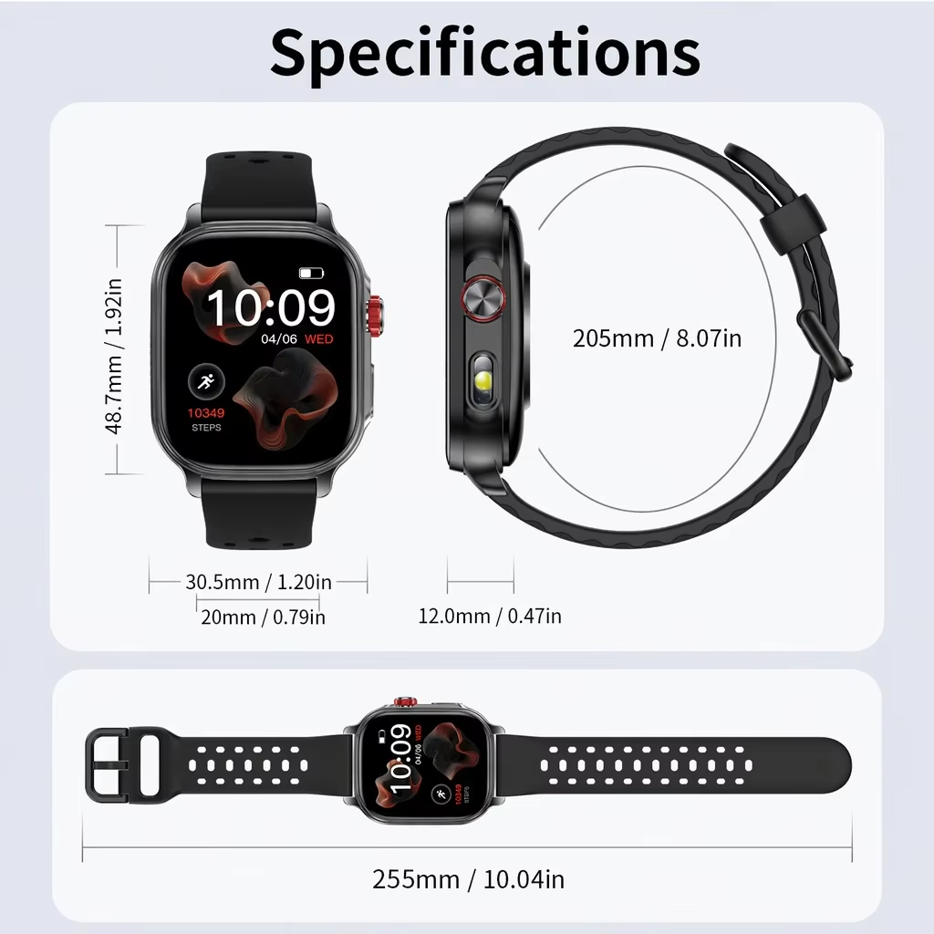สมาร์ทวอทช์ 2026 หน้าจอ 2.01 น - Outdoor Sport Smart Watch บทวิจารณ์และราคา