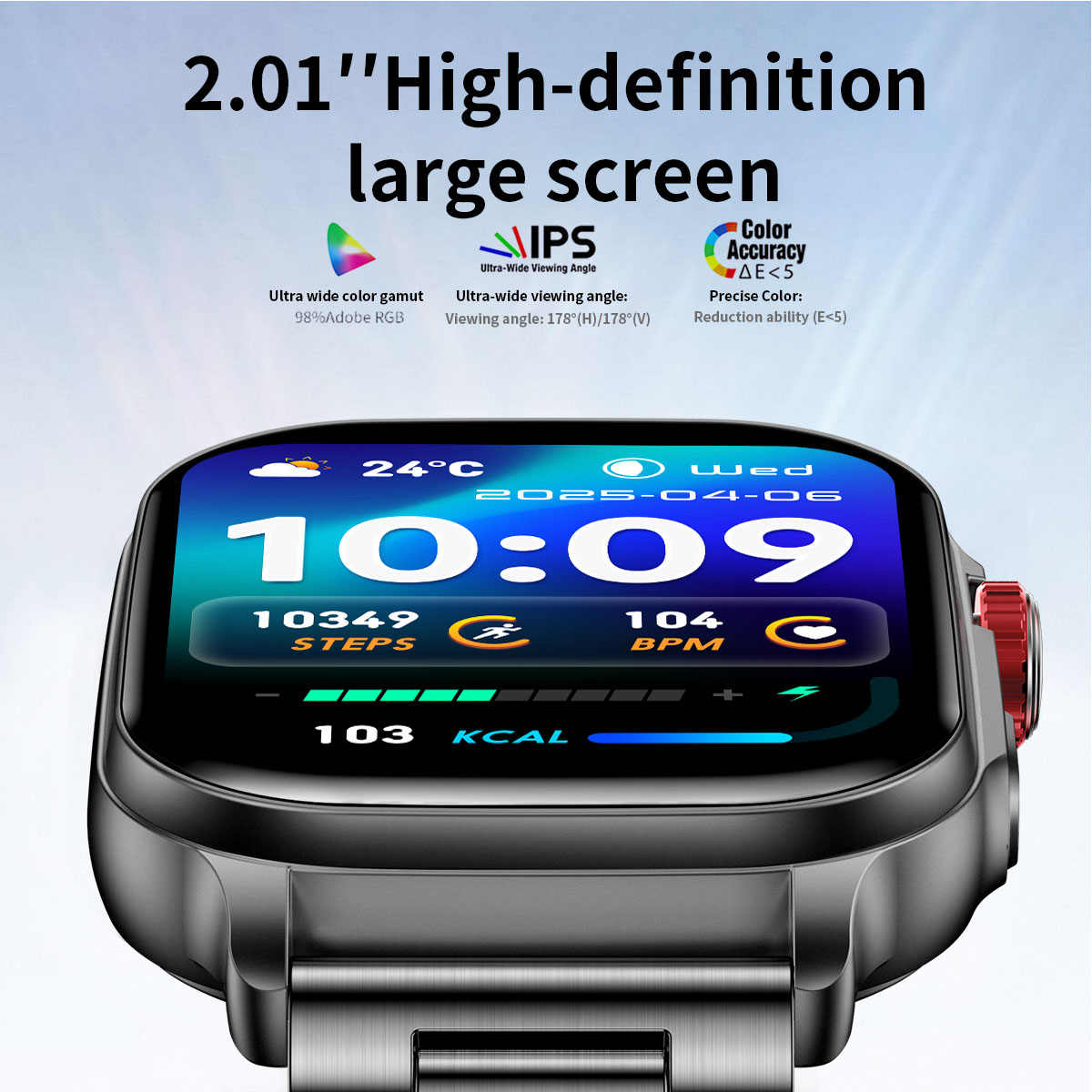 สมาร์ทวอทช์ 2026 หน้าจอ 2.01 น - Outdoor Sport Smart Watch บทวิจารณ์และราคา