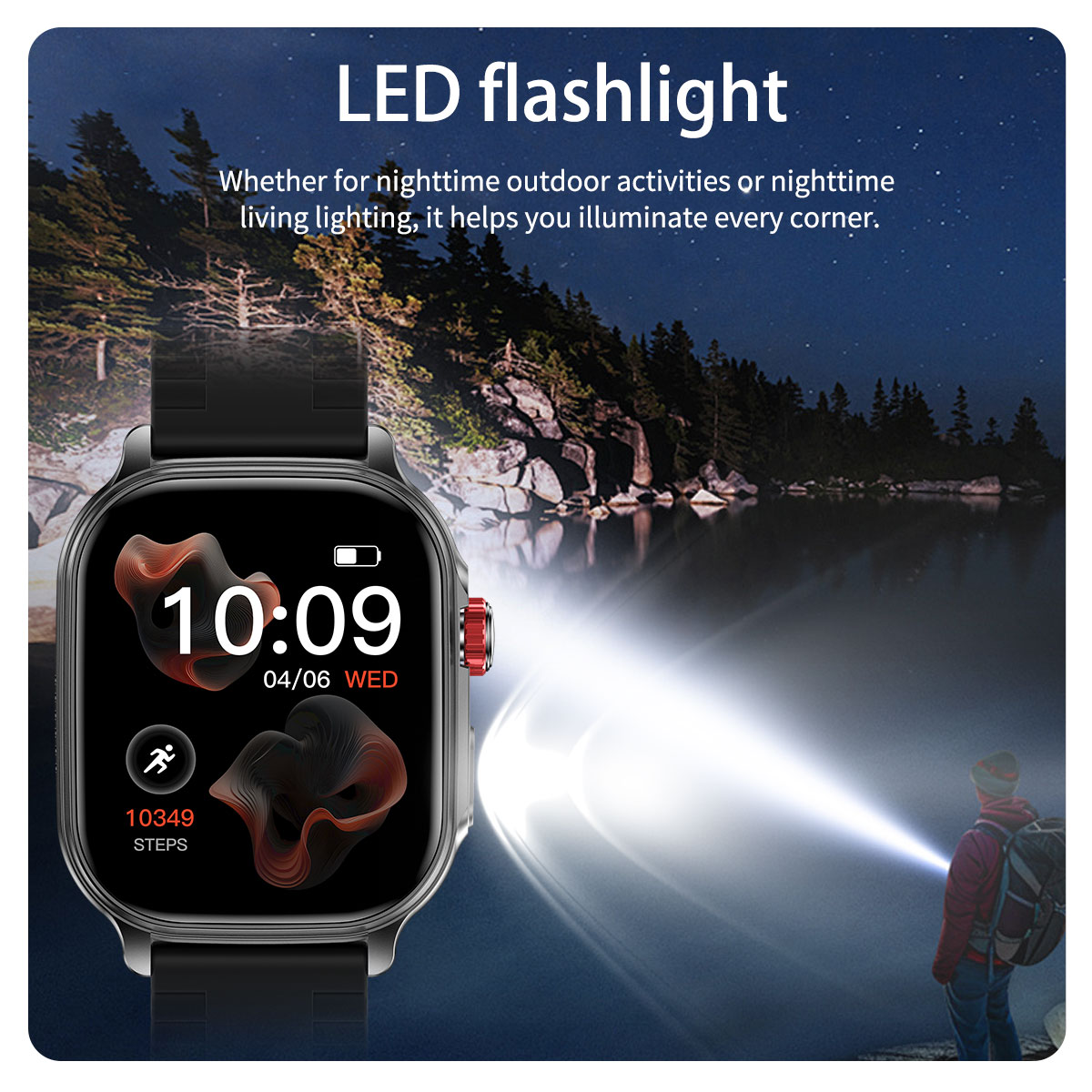 สมาร์ทวอทช์ 2026 หน้าจอ 2.01 น - Outdoor Sport Smart Watch บทวิจารณ์และราคา