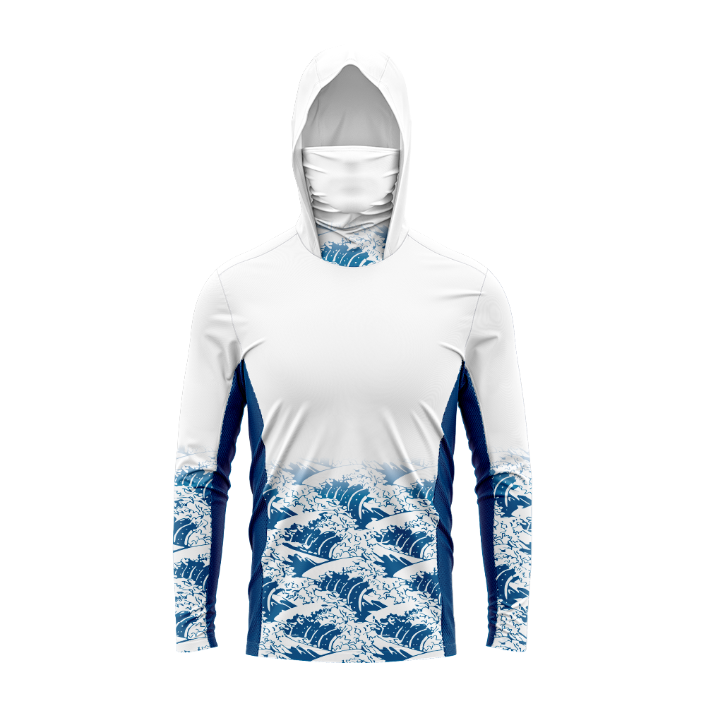 เสื้อฮู้ดตกปลาสำหรับผู้ชาย สีฟ - Outdoor Sport Is บทวิจารณ์และราคา