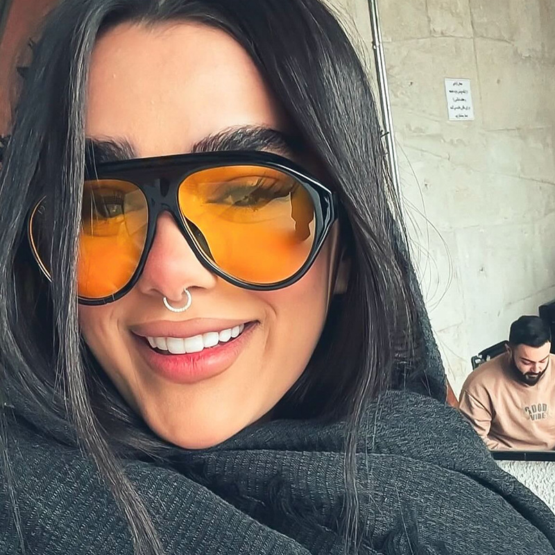 แว่นกันแดดทรงนักบินขนาดใหญ่แฟช - Outdoor Sport Glasses บทวิจารณ์และราคา