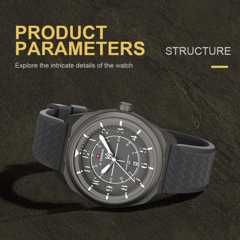 NAVIFORCE นาฬิกาควอทซ์สำหรับผู - Outdoor Sport Smart Watch บทวิจารณ์และราคา