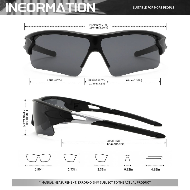 แว่นกันแดดกีฬาแบบโพลาไรซ์สำหรั - Outdoor Sport Glasses บทวิจารณ์และราคา