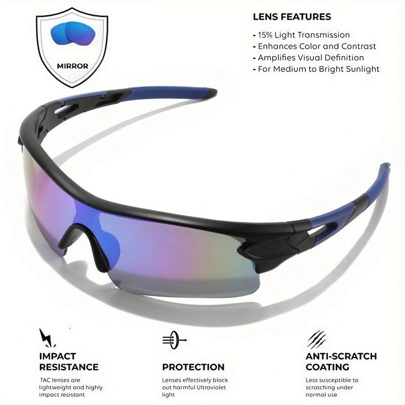 แว่นกันแดดกีฬาแบบโพลาไรซ์สำหรั - Outdoor Sport Glasses บทวิจารณ์และราคา