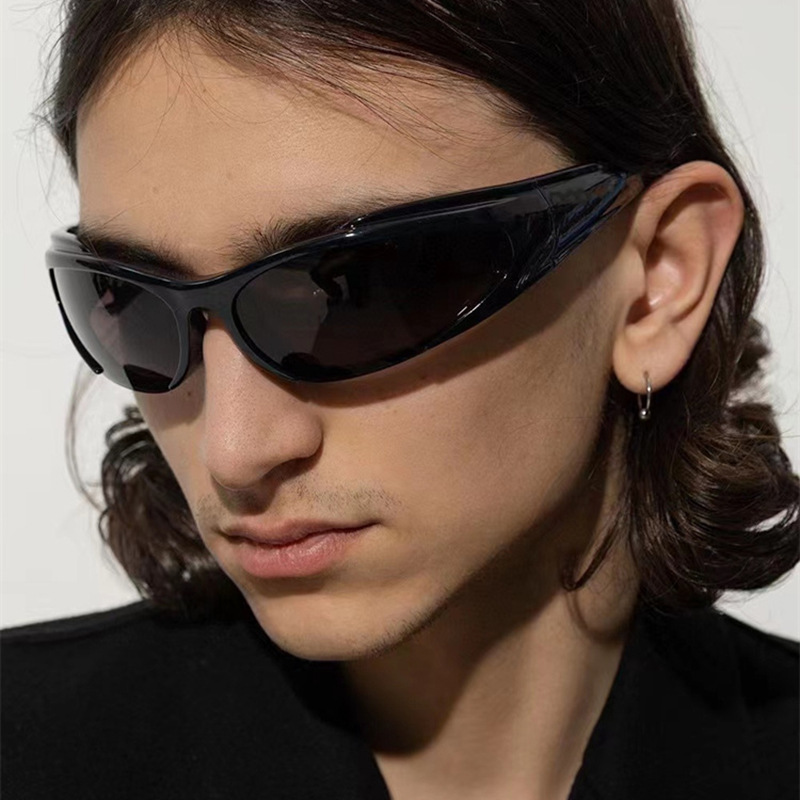 ใหม่ Y2k แว่นตากันแดดสำหรับผู้ - Outdoor Sport Glasses บทวิจารณ์และราคา