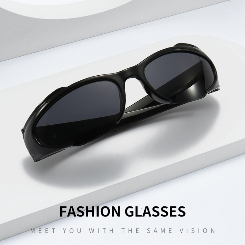 ใหม่ Y2k แว่นตากันแดดสำหรับผู้ - Outdoor Sport Glasses บทวิจารณ์และราคา