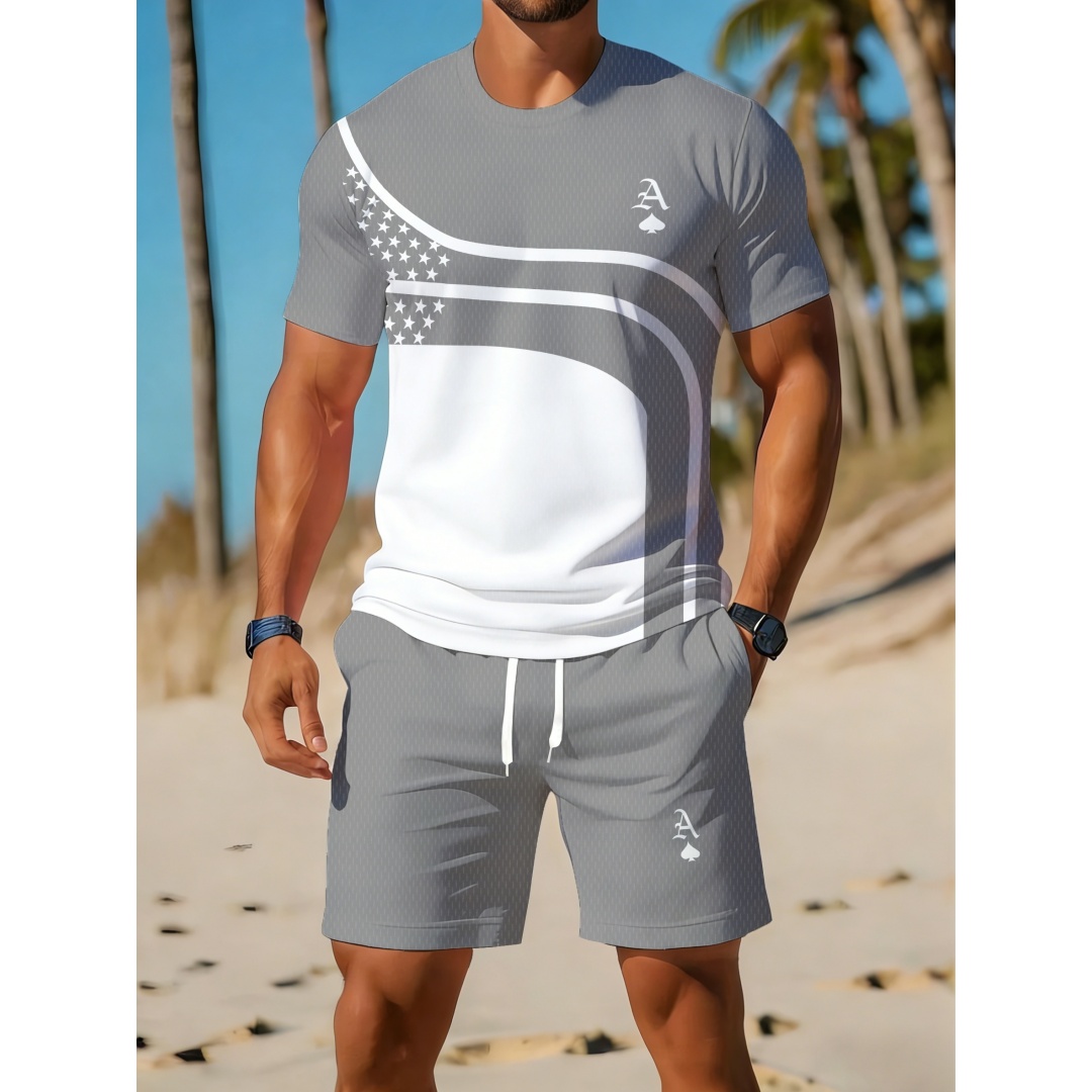ชุดเซ็ต 2 ชิ้นสำหรับผู้ชายลายก - Outdoor Sport Is บทวิจารณ์และราคา