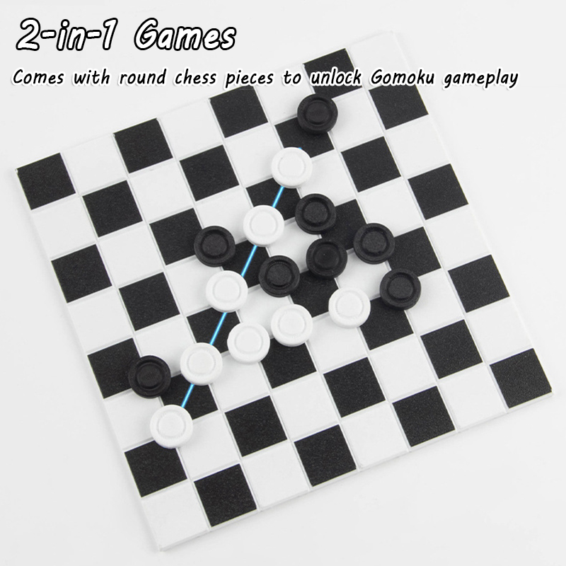 ชุดเกมหมากรุกแบบพกพา 2 in 1 ขอ - Outdoor Sport Games For Kids บทวิจารณ์และราคา