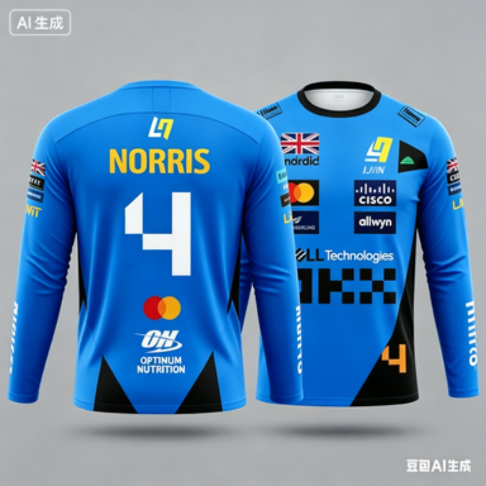 ชุดแข่งรถ Norris No.4 เสื้อแขน - Outdoor Sportswear บทวิจารณ์และราคา